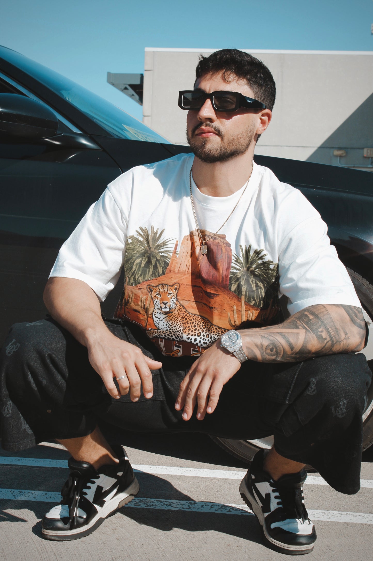 Leopard Limitless White T-shirt