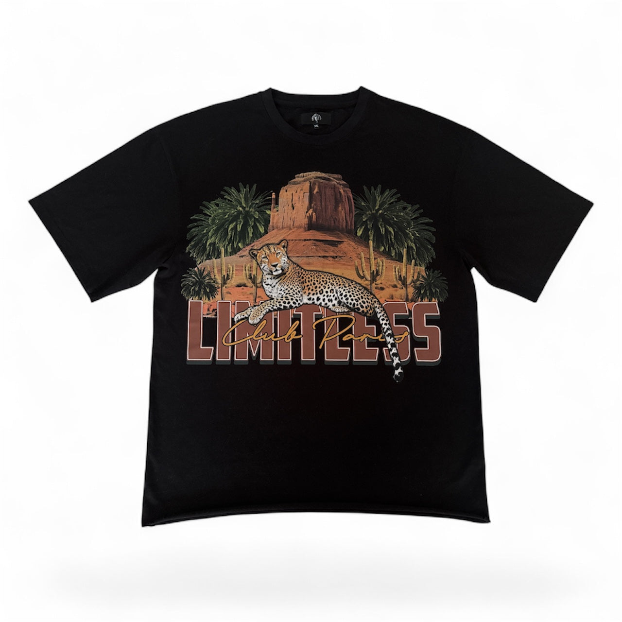 Leopard Limitless black T-shirt