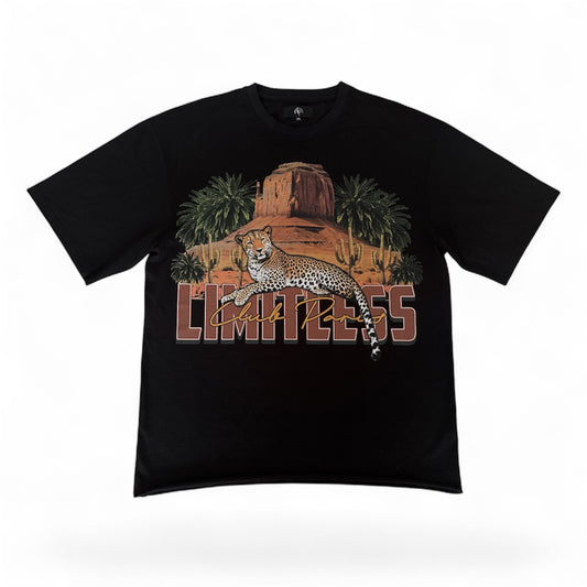 Leopard Limitless black T-shirt