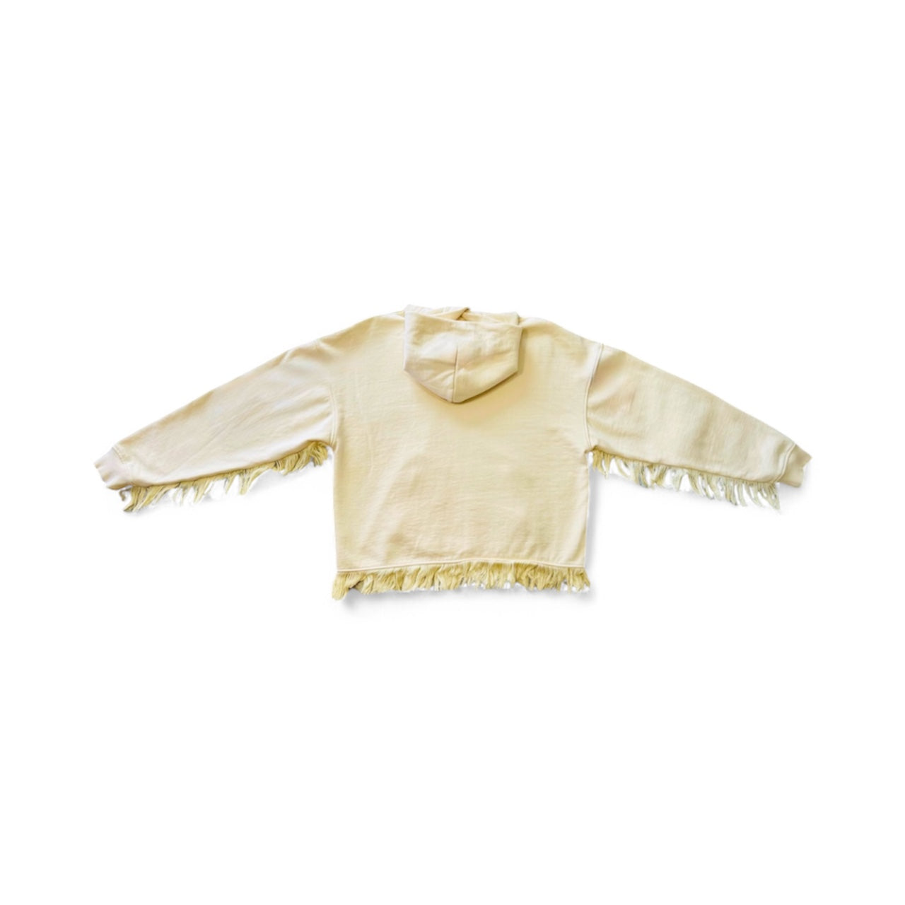 APOLLO HOODIE FRINGED ENDS ON THE SLEEVE